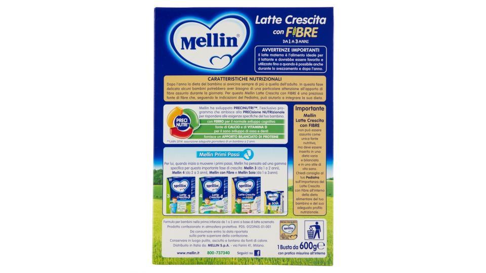 Mellin Latte crescita 3 con Fibre