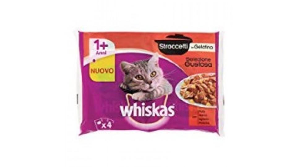 whiskas Straccetti in Gelatina Selezione Gustosa 1+