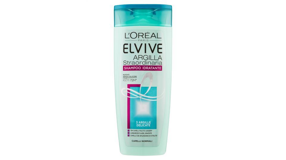 Elvive Argilla Straordinaria Shampoo Idratante Capelli Normali