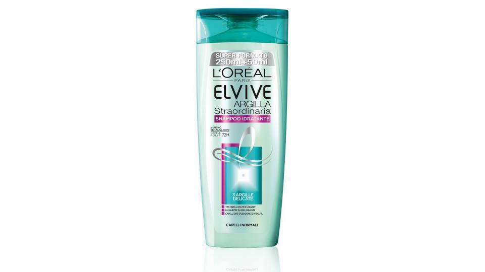 Elvive Argilla Straordinaria Shampoo Idratante Capelli Normali