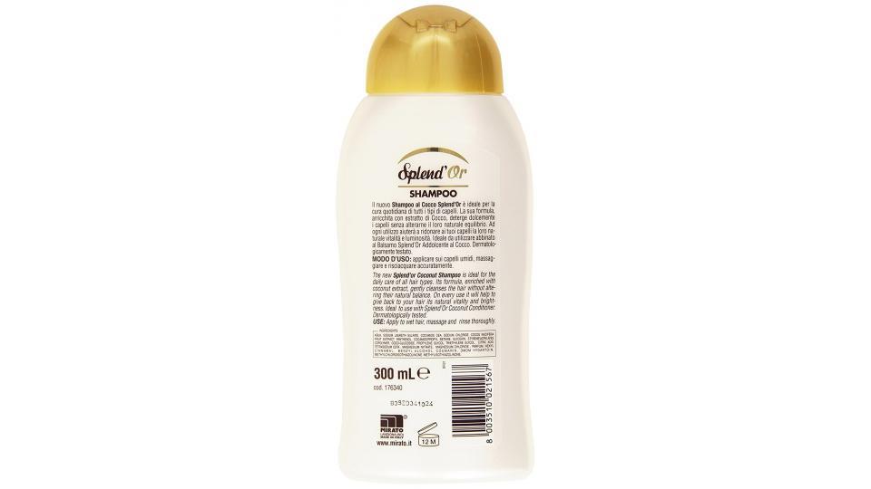 Splend'Or Shampoo addolcente al cocco per tutti i tipi di capelli