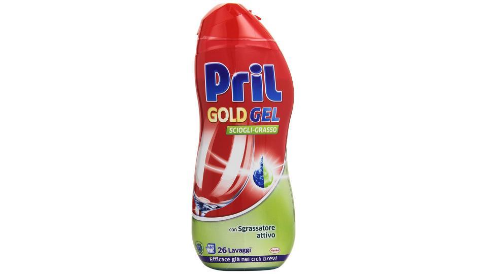 Pril - Gold Gel, Detersivo Sciogli Grasso 