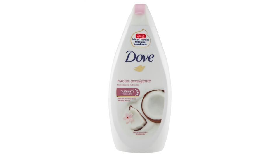 Dove Piacere avvolgente bagnodoccia nutriente latte di cocco e petali di gelsomino