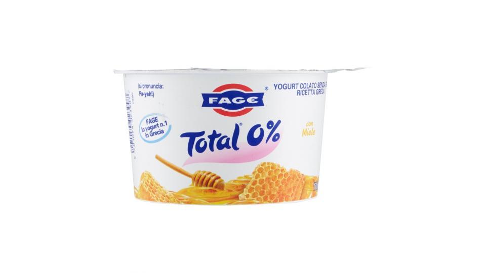 Fage Total 0% con Miele