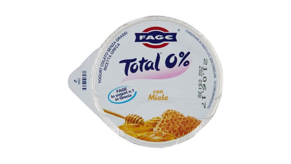 Fage Total 0% con Miele