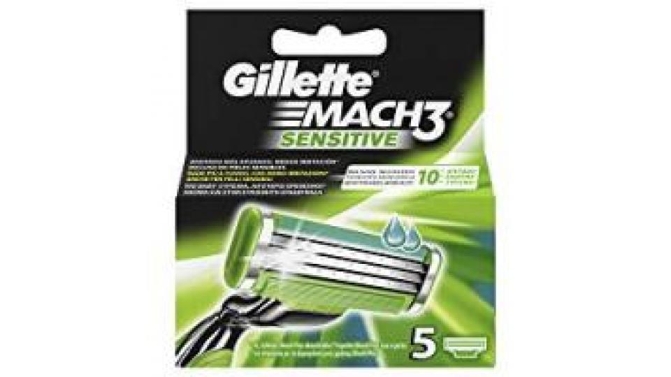 Gillette Mach3 Standard Lame per Rasoio da Uomo