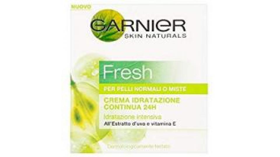 Garnier Fresh Crema idratazione continua 24h per pelli normali o miste