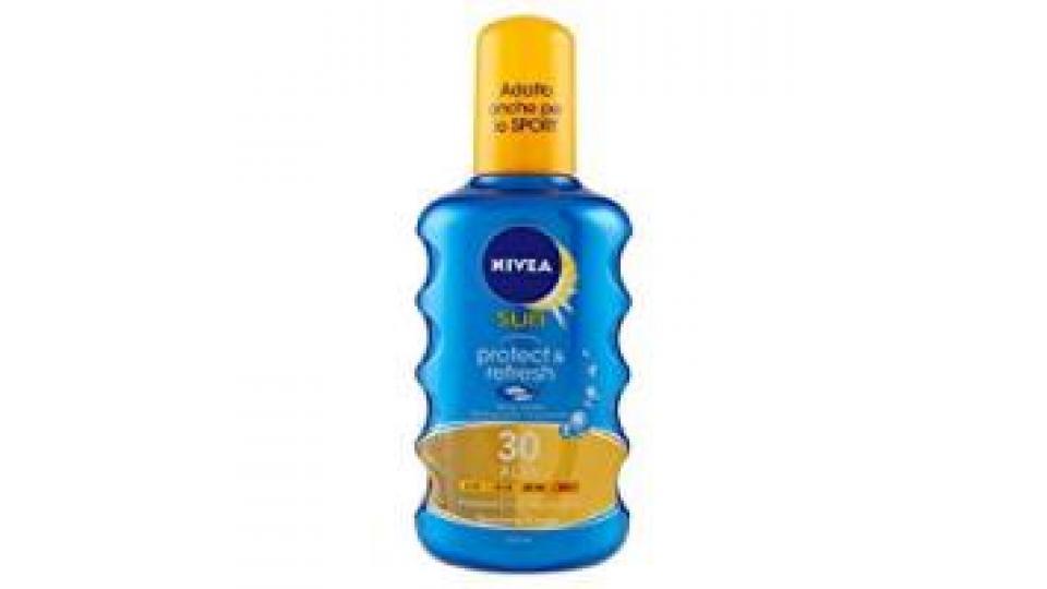 Nivea sun Protect & refresh spray Solare Rinfrescante Trasparente FP 30 alta