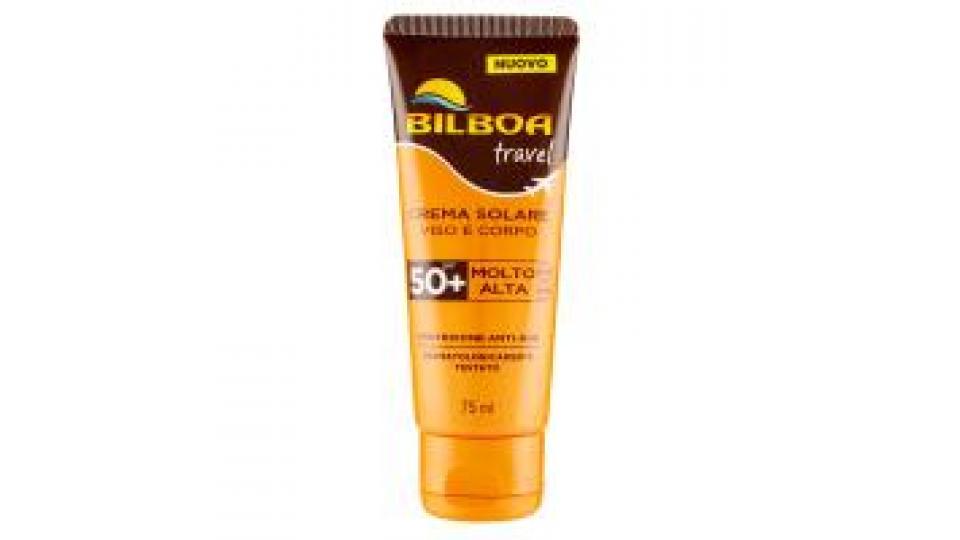 Bilboa Travel Crema Solare Viso e Corpo 50+SPF Molto alta