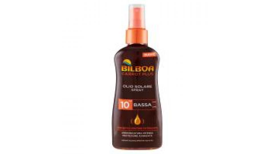 Bilboa Carrot Plus Olio Solare Spray SPF 10 Bassa