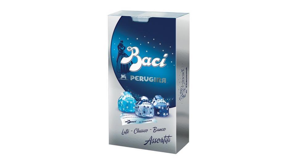 Baci Perugina cioccolatini fondenti ripieni al gianduia e nocciola intera