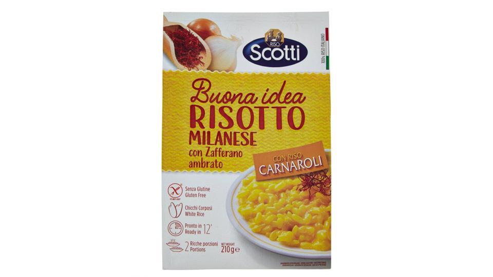 Riso Scotti Buona idea Risotto Milanese con Zafferano ambrato