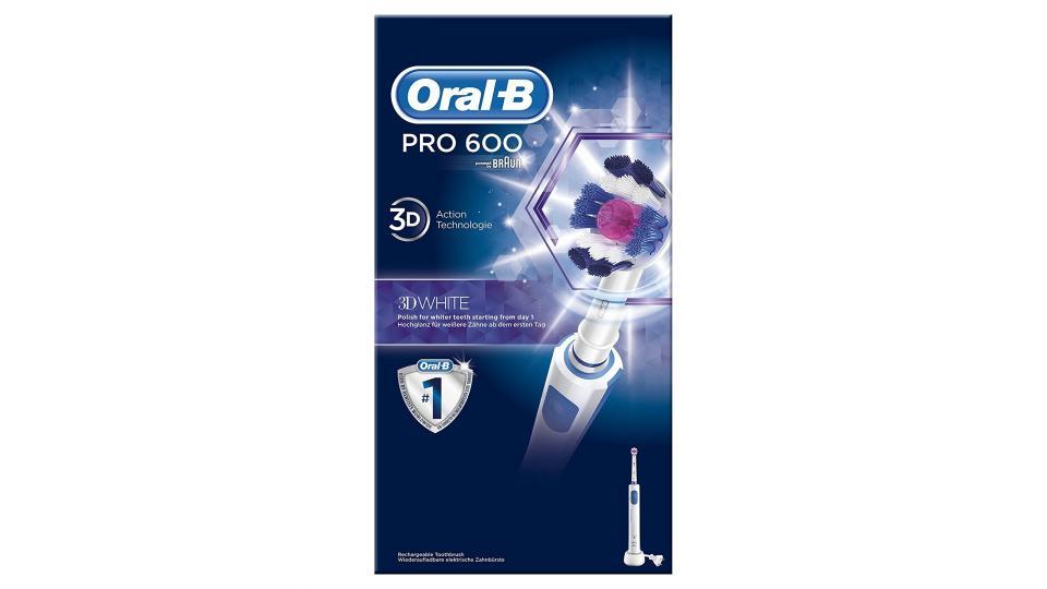Oral-B Pro 600 3D White Spazzolino Elettrico