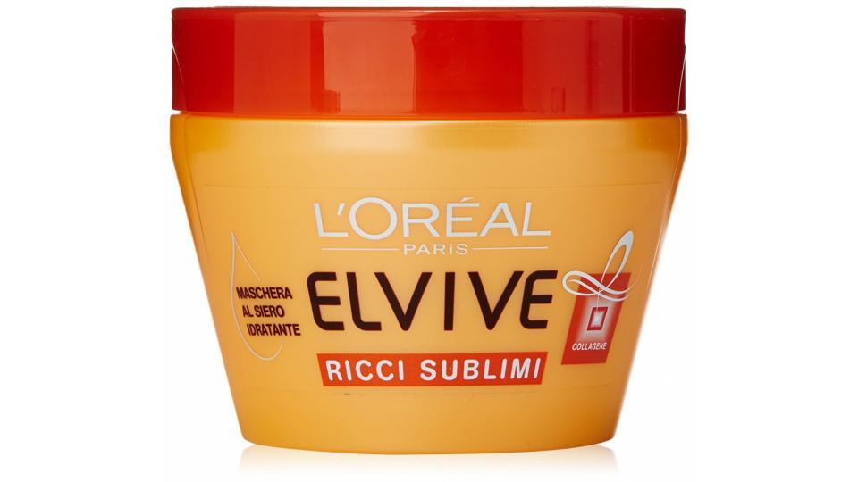 L'Oréal Paris Elvive Olio Straordinario Ricci Sublimi - Maschera idratante per capelli ricci o mossi