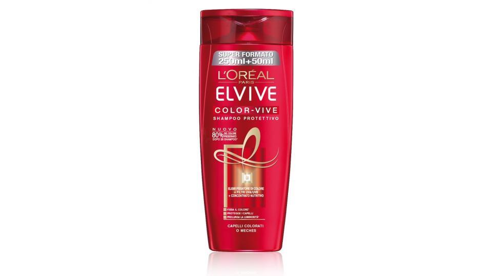 L'Oréal Paris Elvive Color-Vive Shampoo Protettivo per Capelli Colorati o Mèches