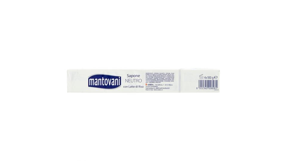 Mantovani Sapone 100Grx4 Neutro