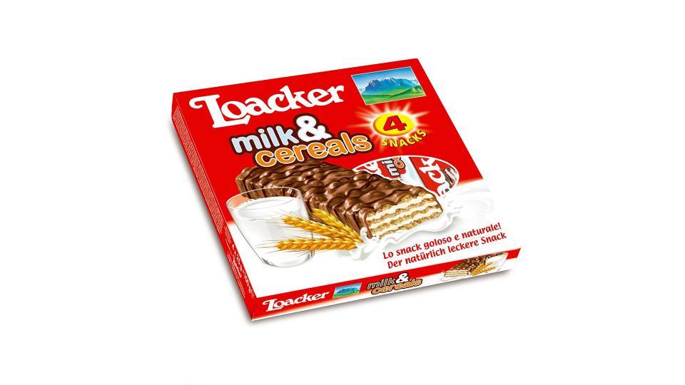 Loacker Choco & Milk Cereals 4 X