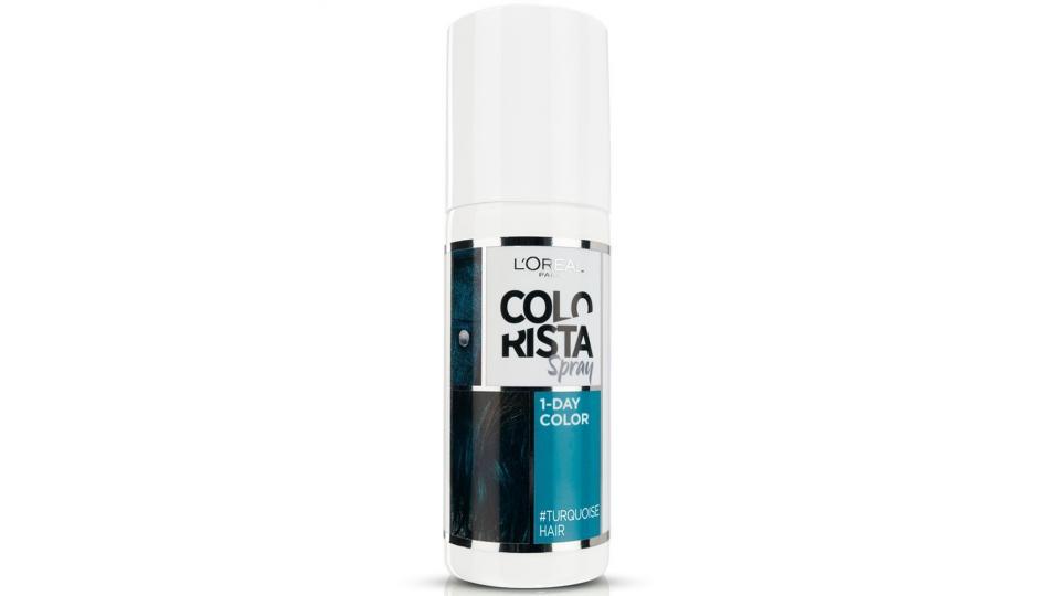 L'Oréal Paris Colorista Spray 1-Day Color Colorazione Temporanea un Giorno, Ottanio (Turquoise)