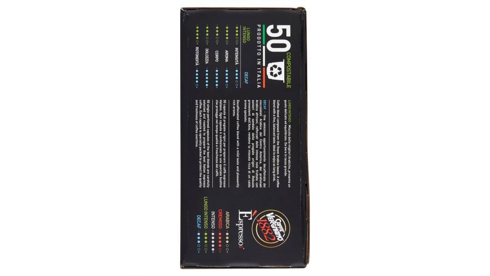 Caffè Vergnano 1882 Èspresso1882 Napoli - 50 Capsule - Compatibili Nespresso