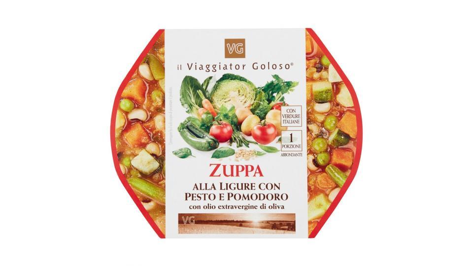 ZUPPA ALLA LIGURE CON PESTO E POMODORO il Viaggiator Goloso