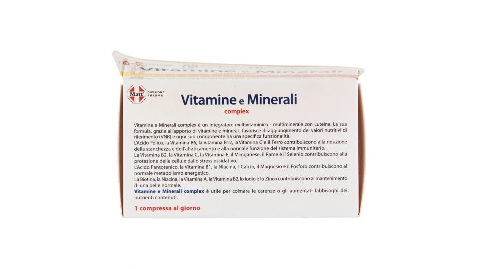 Matt Divisione Pharma Vitamine e Minerali Complex