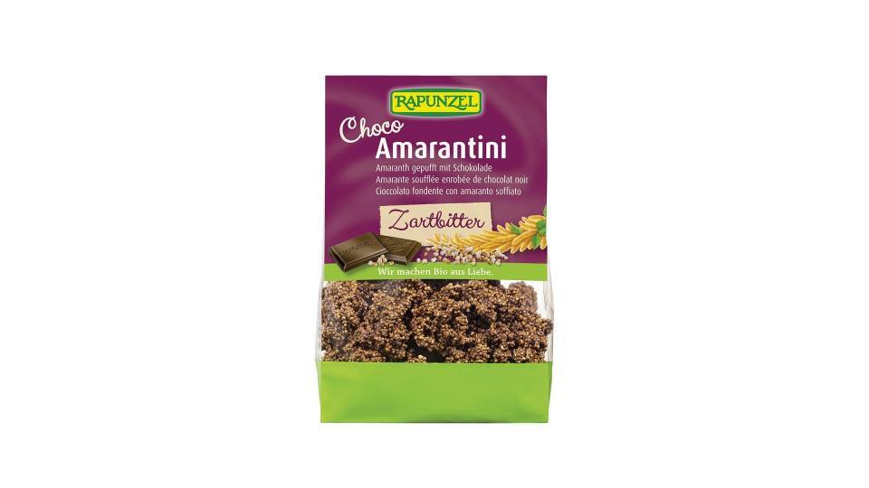 Amarantini snack amaranto soffiato con cioccolato fondente Rapunzel