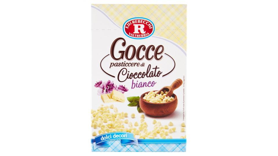 F.lli Rebecchi Valtrebbia dolci decori Gocce pasticcere di Cioccolato bianco