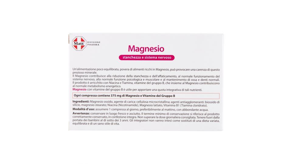 Matt Divisione Pharma Magnesio