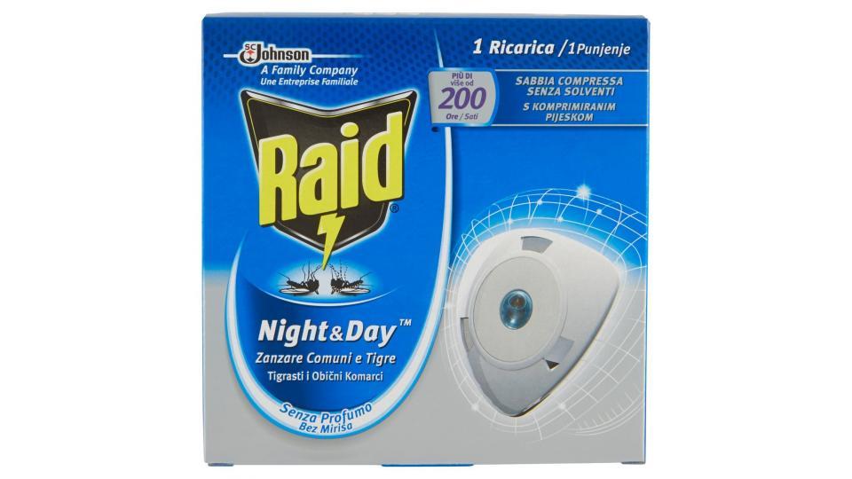Raid night&day zanzare ricarica