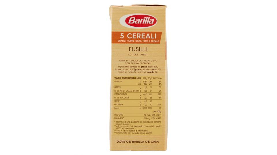 Barilla Fusilli 5 Cereali-400 gr