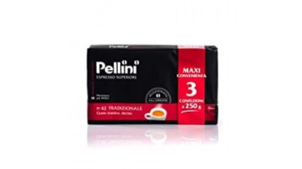 Pellini Espresso Superiore N°42 Tradizionale 2x250 G