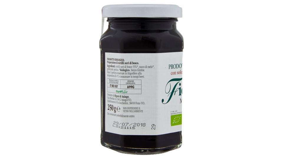 Rigoni Confettura S/Z Mirtilli Nergr.250, Prodotto Biologico