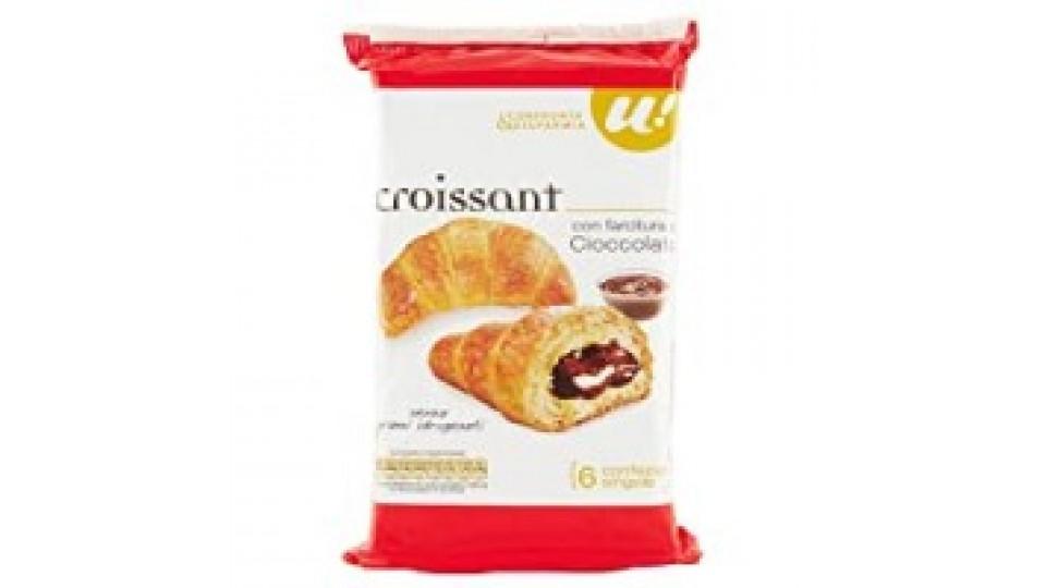 Croissant Con Farcitura Al Cioccolato 6 Pezzi