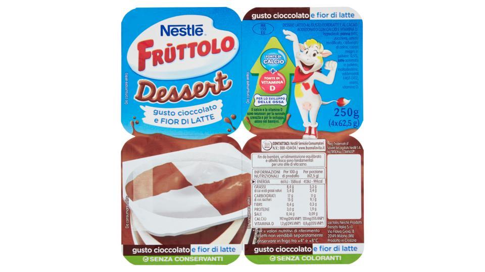 NESTLÉ FRUTTOLO Dessert gusto cioccolato e Fior di Latte