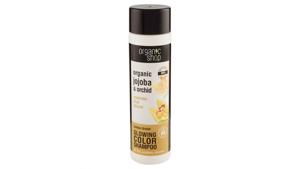 Shampoo colore brillante all' Orchidea dorata& Jojoba biologico Organic Shop