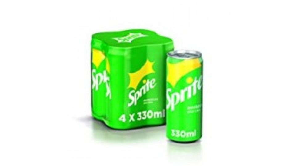 Sprite Gazzosa Gusto Limone Lattina Da 330 Ml Confezione