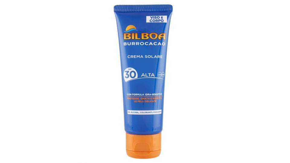 Bilboa Burrocacao Viso e Corpo Crema Solare SPF 30 Alta