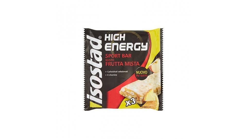 Isostad High Energy Sport Bar Gusto frutta mista