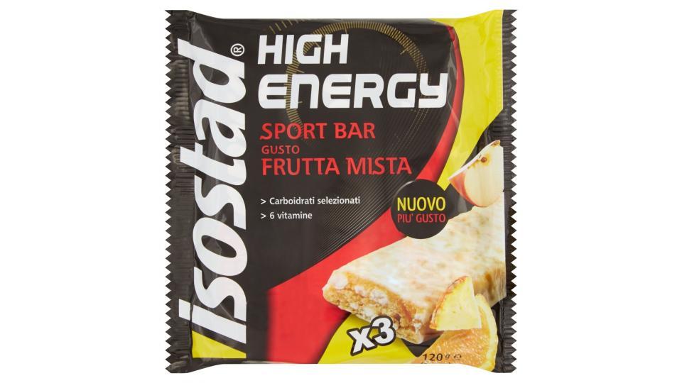 Isostad High Energy Sport Bar Gusto frutta mista
