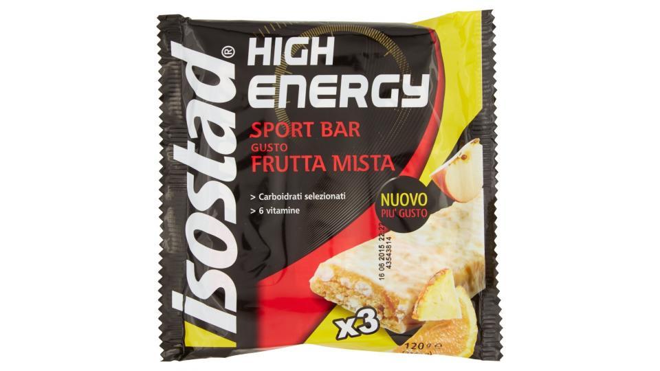 Isostad High Energy Sport Bar Gusto frutta mista