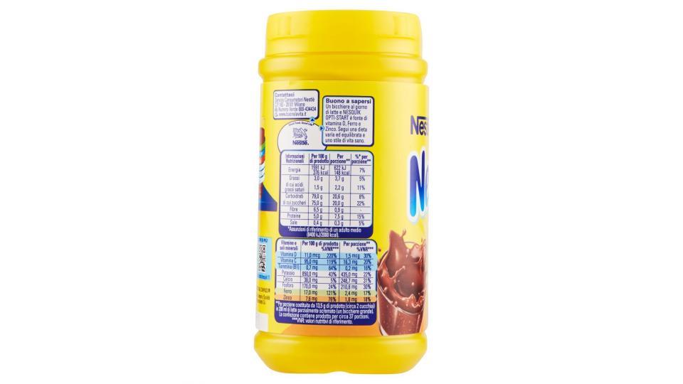 NESQUIK OPTI-START Cacao Solubile per Latte, Barattolo