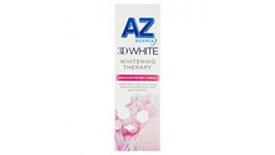 AZ Ricerca Dentifricio 3D White Whitening Therapy Sbiancante Denti Sensibili