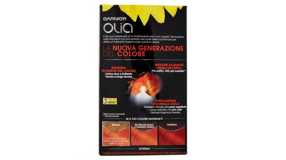 Garnier Olia Colorazione Permanente, 7.4 Rame Intenso