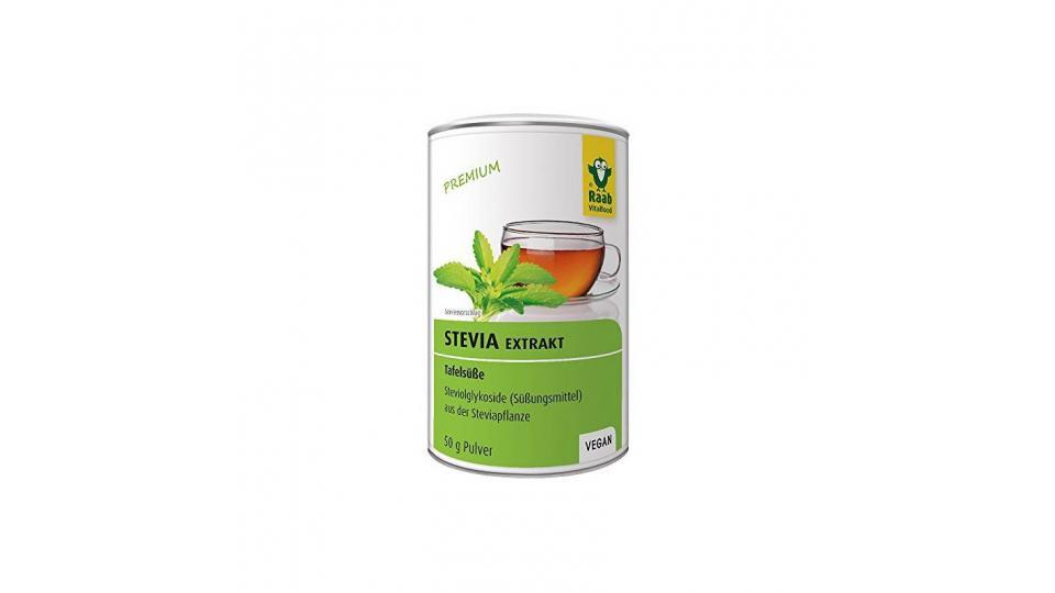 Dolcificante in polvere a base di estratto di stevia Raab