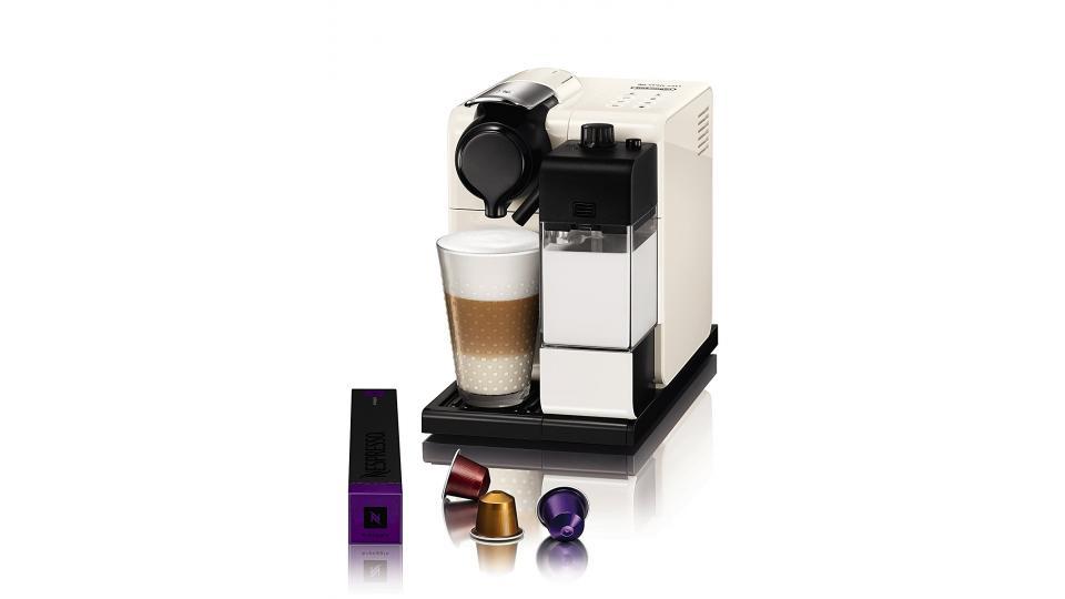 Nespresso Lattissima Touch EN550.W Macchina per Caffè Espresso, Colore Bianco (Glam White)