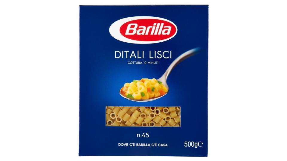 Barilla n.45 ditali lisci