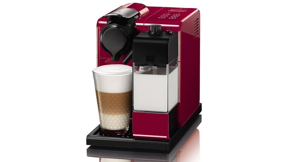 Nespresso Lattissima Touch EN550.R Macchina per Caffè Espresso, Colore Rosso (Glam Red)
