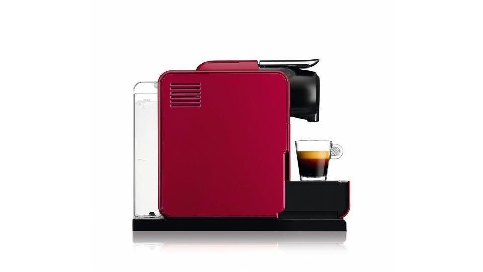 Nespresso Lattissima Touch EN550.R Macchina per Caffè Espresso, Colore Rosso (Glam Red)