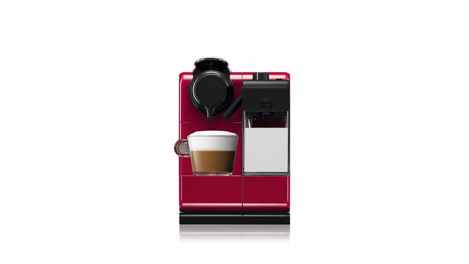Nespresso Lattissima Touch EN550.R Macchina per Caffè Espresso, Colore Rosso (Glam Red)
