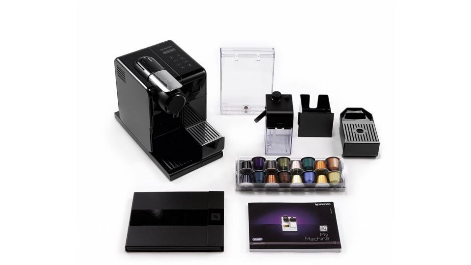 Nespresso Lattissima Touch EN550.R Macchina per Caffè Espresso, Colore Rosso (Glam Red)
